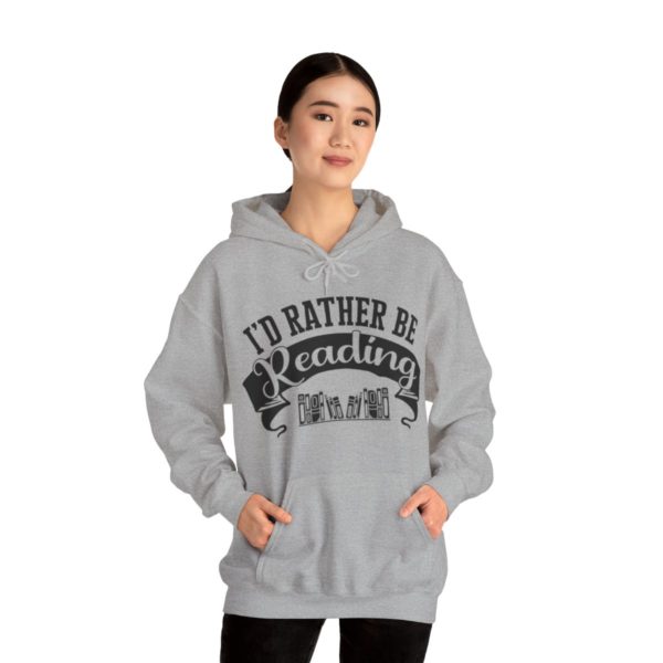 Rather Be Reading Hooded Sweatshirt - Image 59