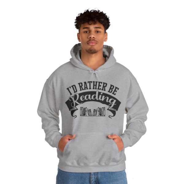 Rather Be Reading Hooded Sweatshirt - Image 60