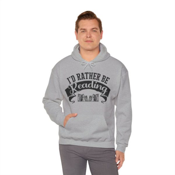 Rather Be Reading Hooded Sweatshirt - Image 61