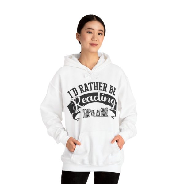 Rather Be Reading Hooded Sweatshirt - Image 20