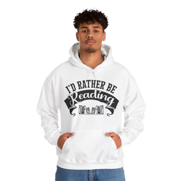 Rather Be Reading Hooded Sweatshirt - Image 21