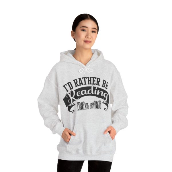 Rather Be Reading Hooded Sweatshirt - Image 33