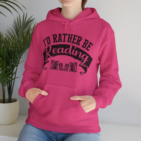 Rather Be Reading Hooded Sweatshirt - Image 143