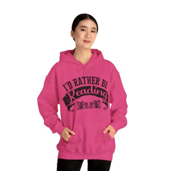 Rather Be Reading Hooded Sweatshirt - Image 137