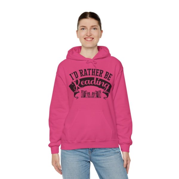 Rather Be Reading Hooded Sweatshirt - Image 131