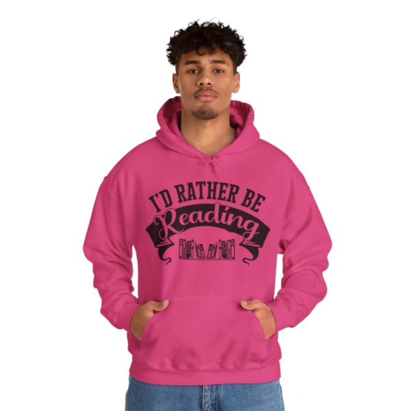 Rather Be Reading Hooded Sweatshirt - Image 138