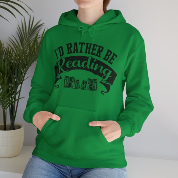 Rather Be Reading Hooded Sweatshirt - Image 13