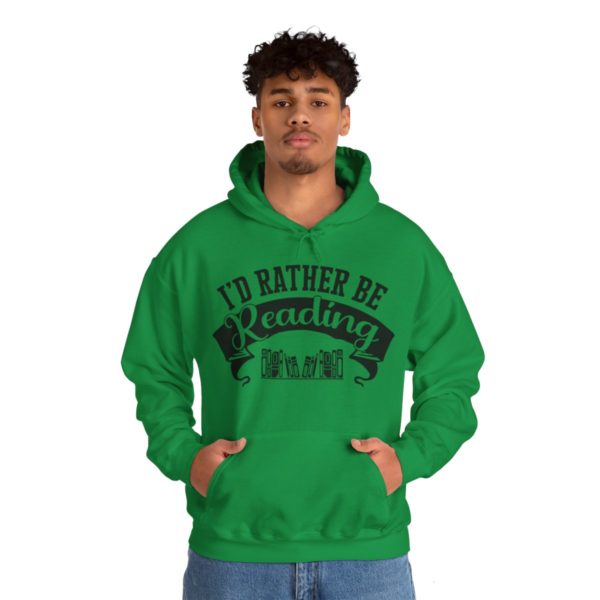 Rather Be Reading Hooded Sweatshirt - Image 8