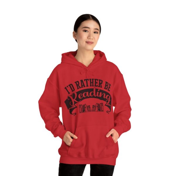 Rather Be Reading Hooded Sweatshirt - Image 150