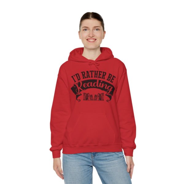 Rather Be Reading Hooded Sweatshirt - Image 144