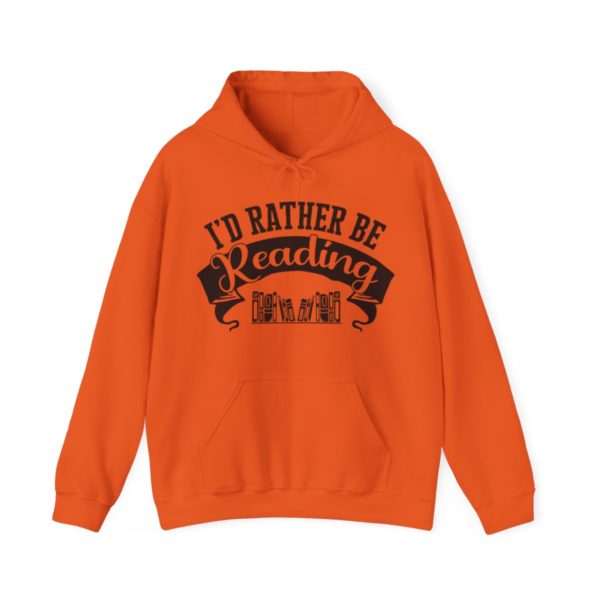 Rather Be Reading Hooded Sweatshirt - Image 80