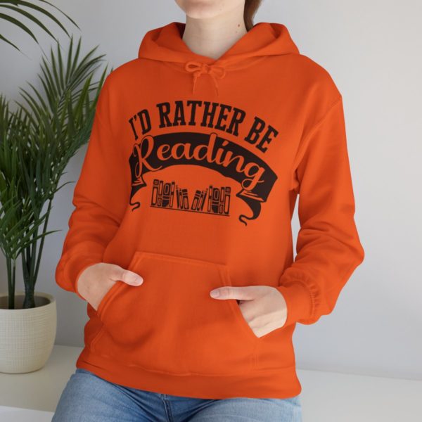 Rather Be Reading Hooded Sweatshirt - Image 91