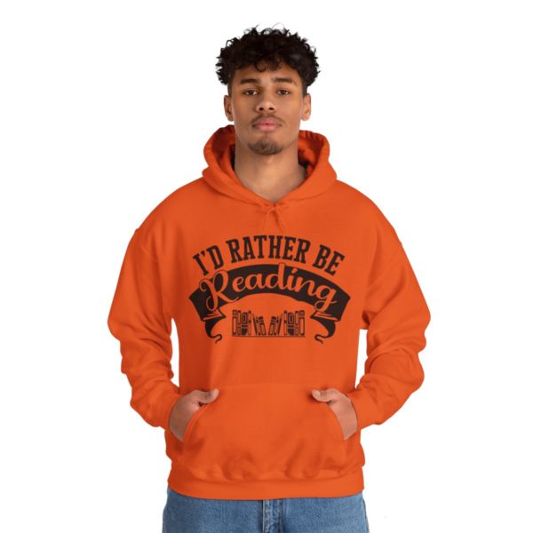 Rather Be Reading Hooded Sweatshirt - Image 86