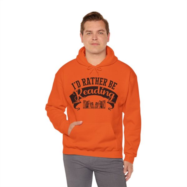 Rather Be Reading Hooded Sweatshirt - Image 87