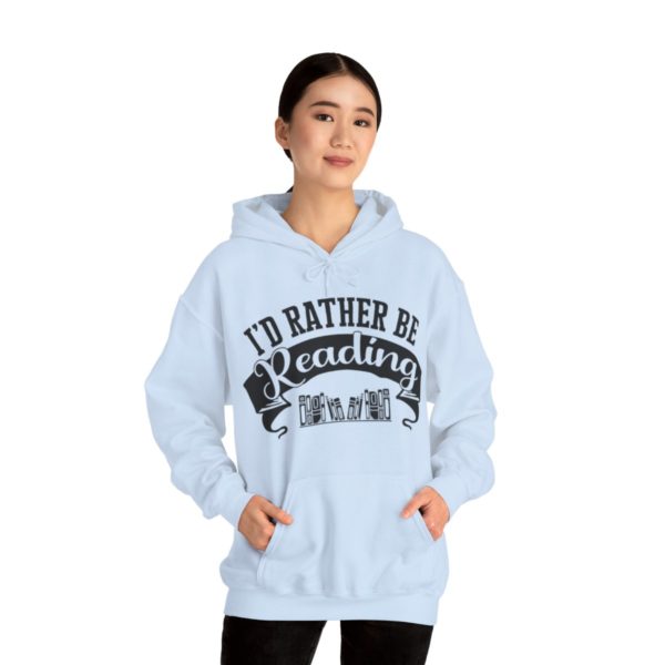 Rather Be Reading Hooded Sweatshirt - Image 98