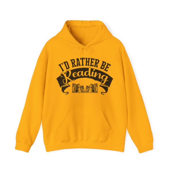 Rather Be Reading Hooded Sweatshirt - Image 67