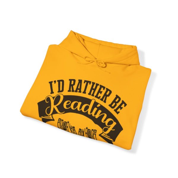 Rather Be Reading Hooded Sweatshirt - Image 70