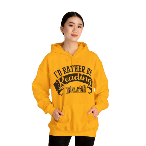 Rather Be Reading Hooded Sweatshirt - Image 72