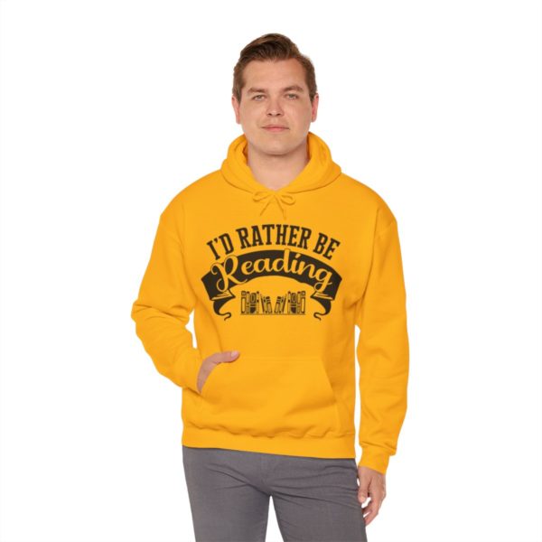 Rather Be Reading Hooded Sweatshirt - Image 74